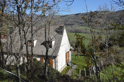 Country house in the mountains feet
