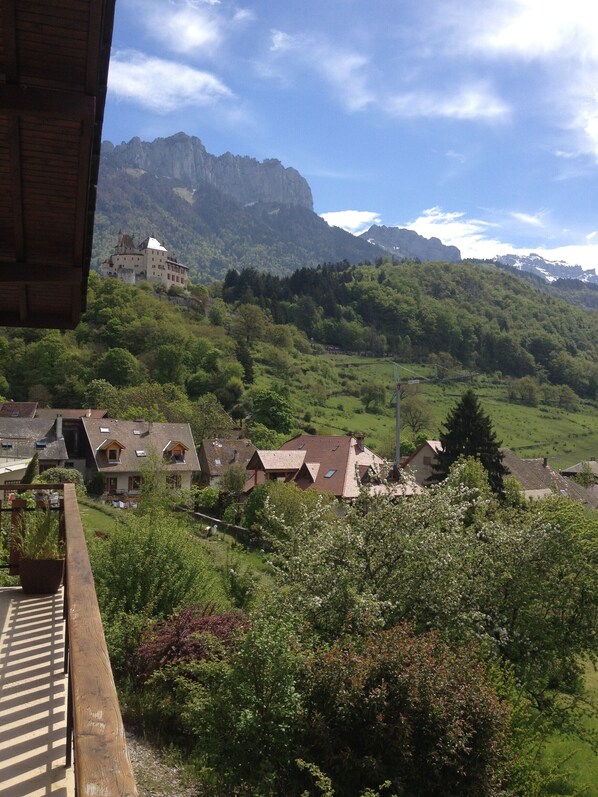 Property grounds - Charming chalet with magnificent views of the castle, mountains and Lake Annecy. (Menthon-Saint-Bernard)