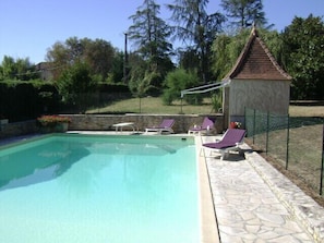 Pool - Charming 70m2 villa with private pool (Castelnau D'auzan Labarrère)