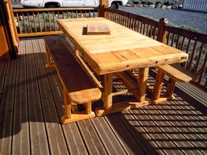 Outdoor dining - HOUSE / NEW CHALET in TIMBER FRAME (Argeles-Gazost)