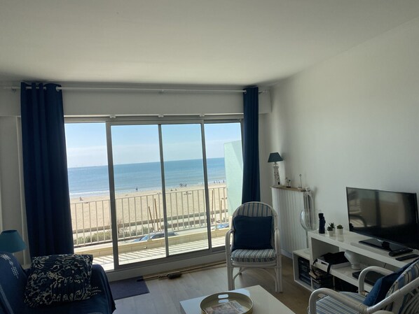 Televisión, reproductor de DVD, estéreo