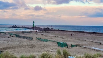 Vlak bij het strand