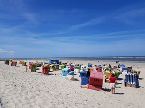 Vlak bij het strand