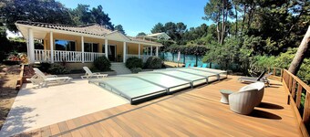 Villa Eden Parc with swimming pool on the golf course 