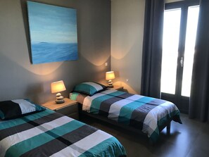 2 bedrooms, iron/ironing board, free WiFi, bed sheets