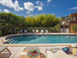 Una piscina climatizada