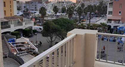 Appartement climatisĂ© de 43 mÂČ avec piscine dans la residence