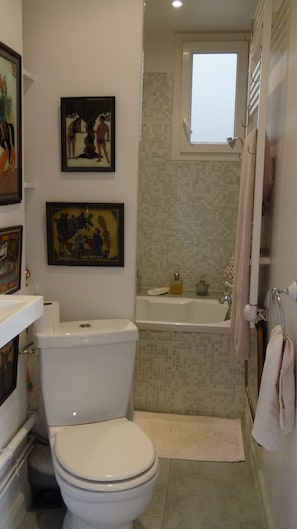 SĂšche-cheveux, serviettes fournies, papier toilette