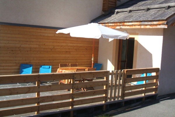 terrasse fermée Avec son portillon