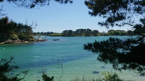 Beach nearby, sun-loungers