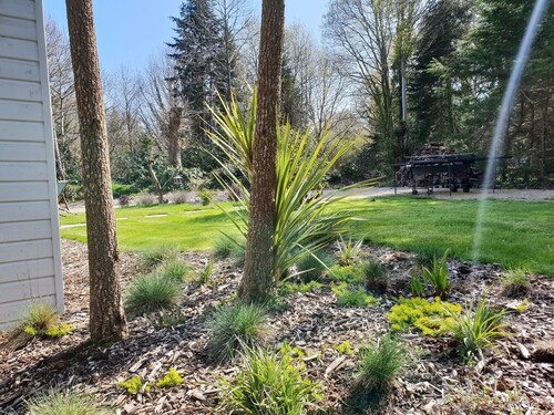 Warm house in the heart of a forest, close to shopping and beaches