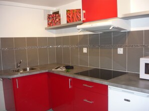 Fridge, microwave, oven, stovetop - charming f1 any comfort residential and calm district (Aix-Les-Bains)