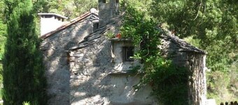 Languedoc Rousillon Moulin Altos del Cantón río Hérault con