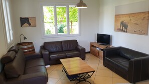 TV, foosball, table tennis