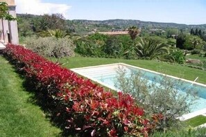 Pool - Very pretty villa with panoramic view of Grasse, Provencal for 12 people (Grasse)