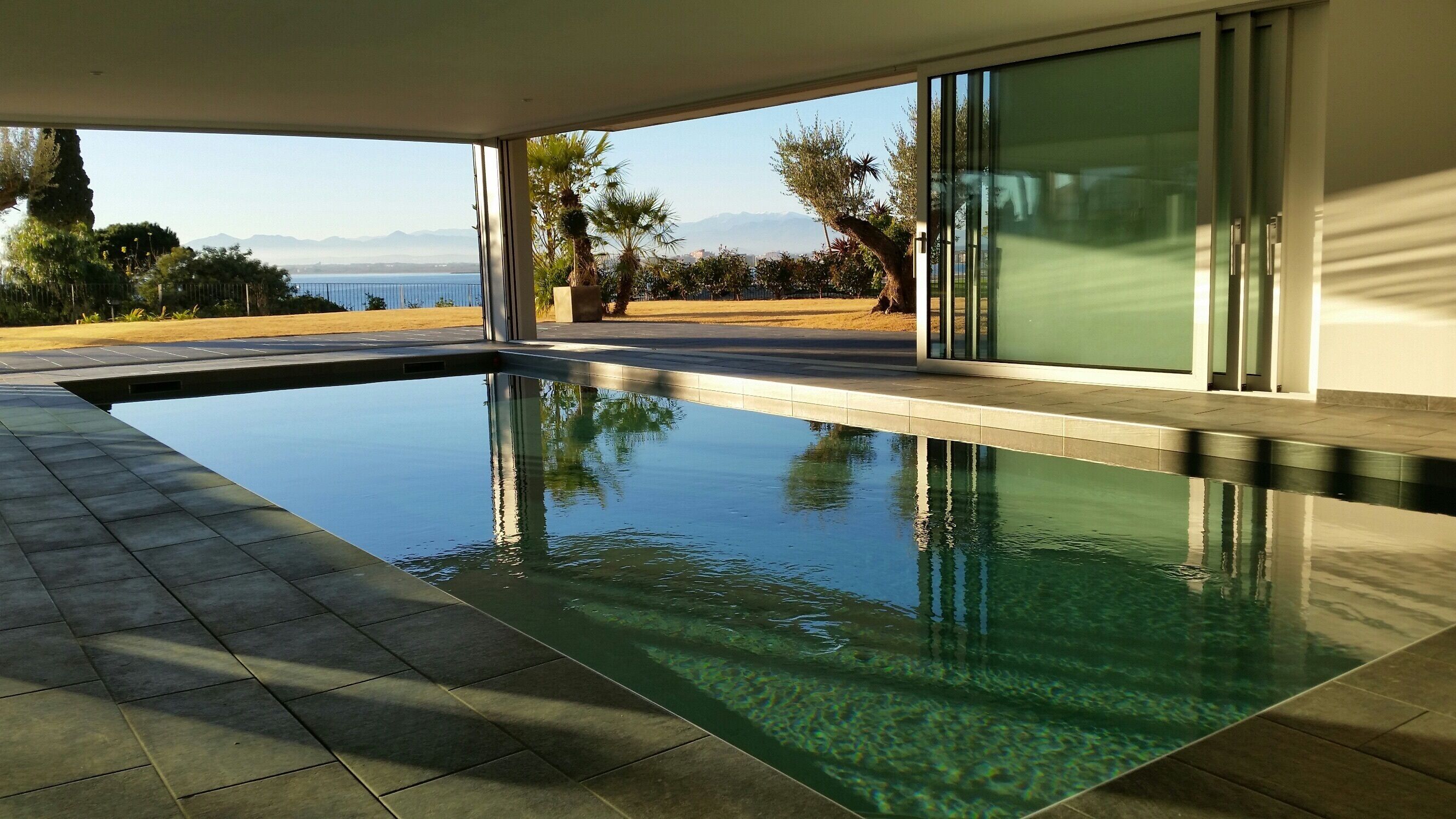 Indoor pool, a heated pool