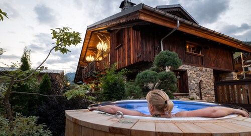  Au Coeur du village, 400m des pistes : Sauna, Bain nordique , cheminée ...