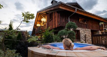 Au Coeur du village, 400m des pistes : Sauna, Bain nordique , cheminée ...