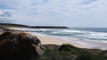 En la playa