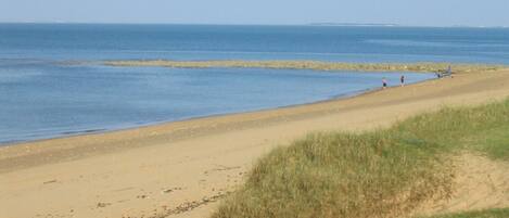 Plage à proximité, chaises longues