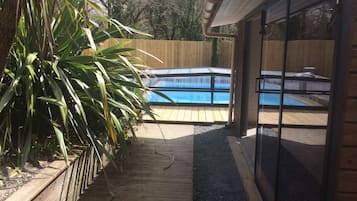 Indoor pool, outdoor pool