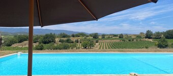 Maison vacances privée Luberon sud 8 pers piscine 15m sur 40000m2 UN PARADIS