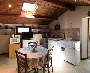 Fridge, microwave, oven, stovetop - pretty stone house in the heart of the village (Évisa)