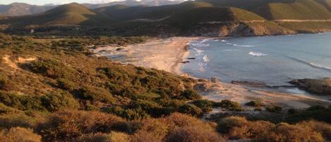 Una spiaggia nelle vicinanze