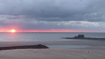 Vlak bij het strand