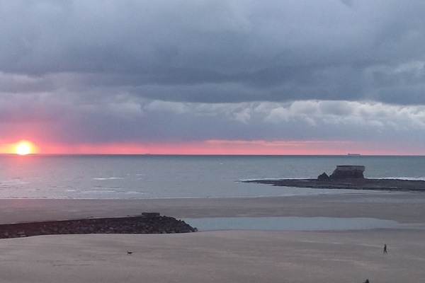 Couché de soleil de l’appartement