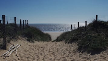 Vlak bij het strand