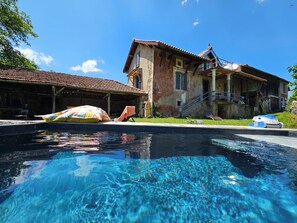 Outdoor pool, a heated pool - Fill up with nature ... in the Pyrenees! (Arbon)