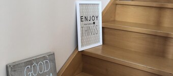 Bright, cozy, air-conditioned, family Apt. 80M2, 3 bedrooms, private garage