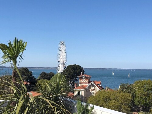 180° sea view-Terrace-Rooftop-Plage-City center-Fiber-Netflix-Clim-Garage  