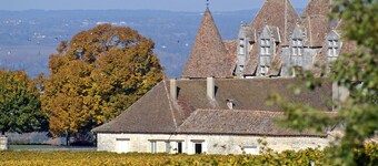 Hytte i en gammel Bordeaux vinkjeller plass, ro og komfort