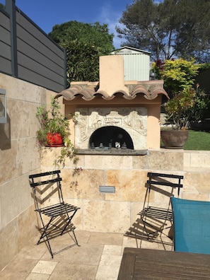 Terrace/patio - House for rent gulf of St Tropez 2 bedrooms in residence with swimming pool tennis (Gassin)