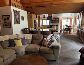 TV connectée, cheminée, jeux vidéo, lecteur de DVD