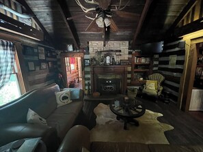 TV, fireplace, DVD player, stereo