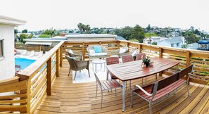 Outdoor dining - Luxury 5BR Private Pool Home w/ Panoramic Ocean Bay & City Views – Sleeps 12+ (San Diego)