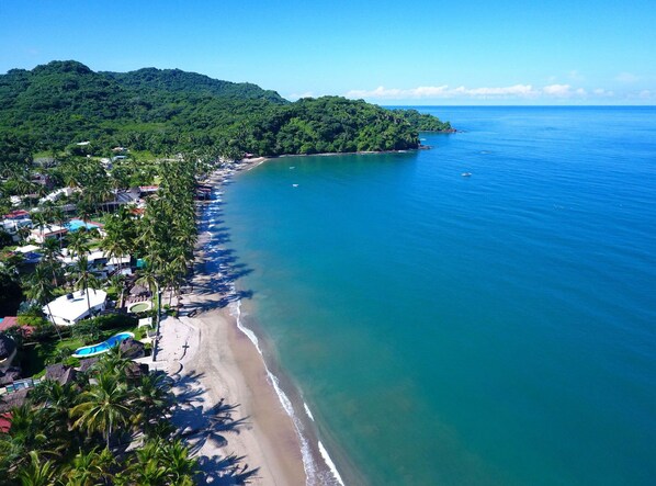 Sun loungers, beach towels
