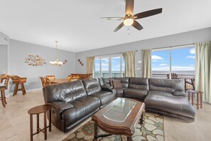 TV, DVD player - Modern Penthouse with Direct Ocean Front Views! (Cocoa Beach)