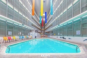 Indoor pool, outdoor pool
