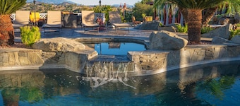 A premier rental estate with an ample array of amenities & outdoor lounge areas