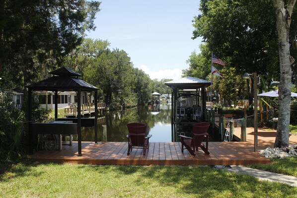 Terrace/patio - Homosassa Waterfront with boat dock deep-water canal (Homosassa)