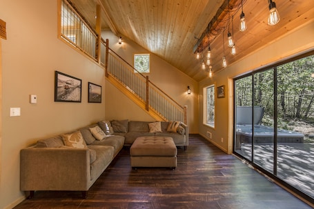 Smart TV, DVD player. Unplug at this Mt. Baker Cabin in the Hot Tub, enjoy massage chair & rain shower
