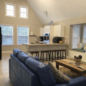 TV, fireplace, DVD player