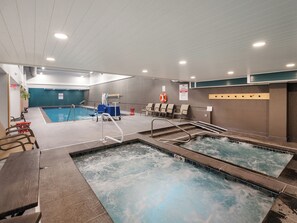 Indoor pool, outdoor pool - Relaxing Mountain Condo Steps from Killington Resort; Views, Pool & Shuttle! (Killington)