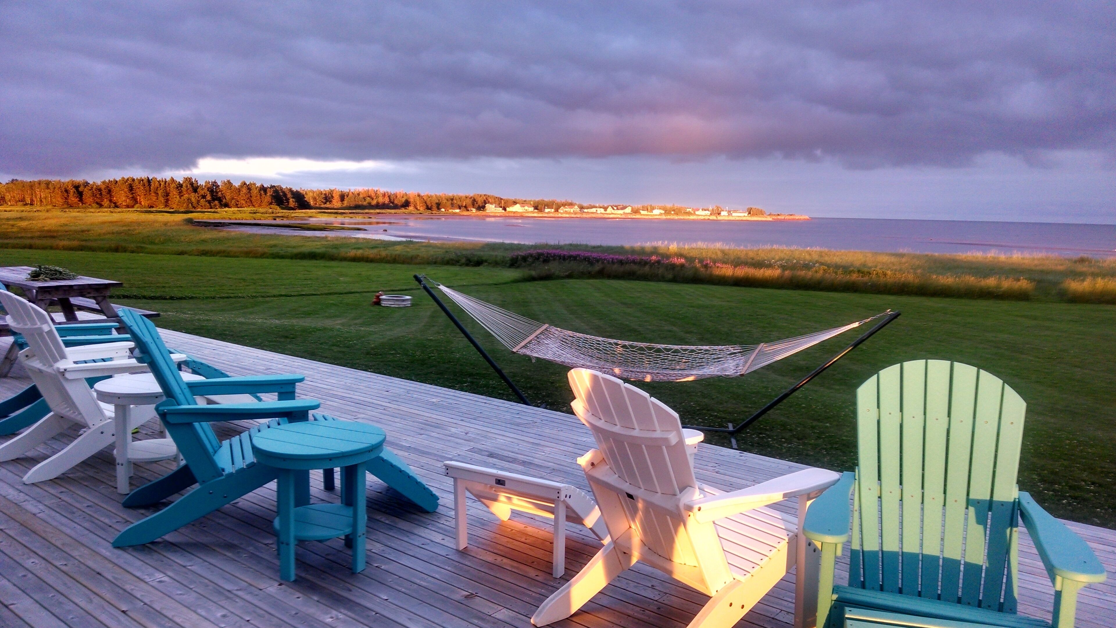 Sunset from our back deck