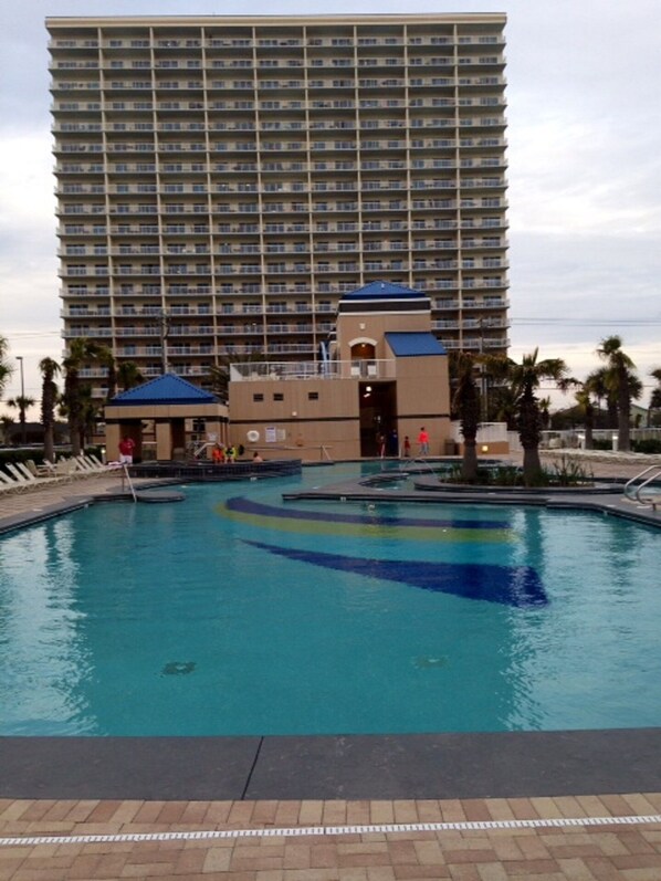 Indoor pool, outdoor pool