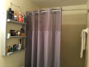 Combined shower/bathtub, hair dryer, towels, soap - FOOTBALL/VISIT STUDENTS/JOB/HIGH ROAD 2 MILES TO FSU STADIUM, TV W.HULU,QUIET (Tallahassee)
